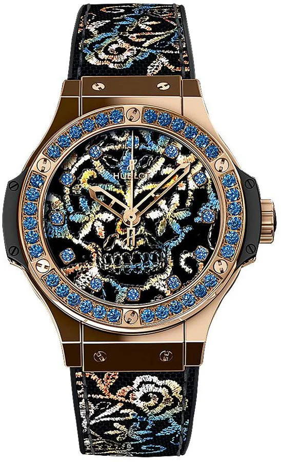 Hublot Big Bang Broderie Sugar Skull Gold 41 mm